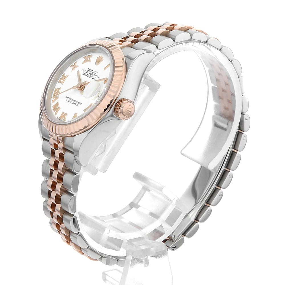 ROLEX Datejust 279171 white Roman 5 row jubilee bracelet Random Number secon…