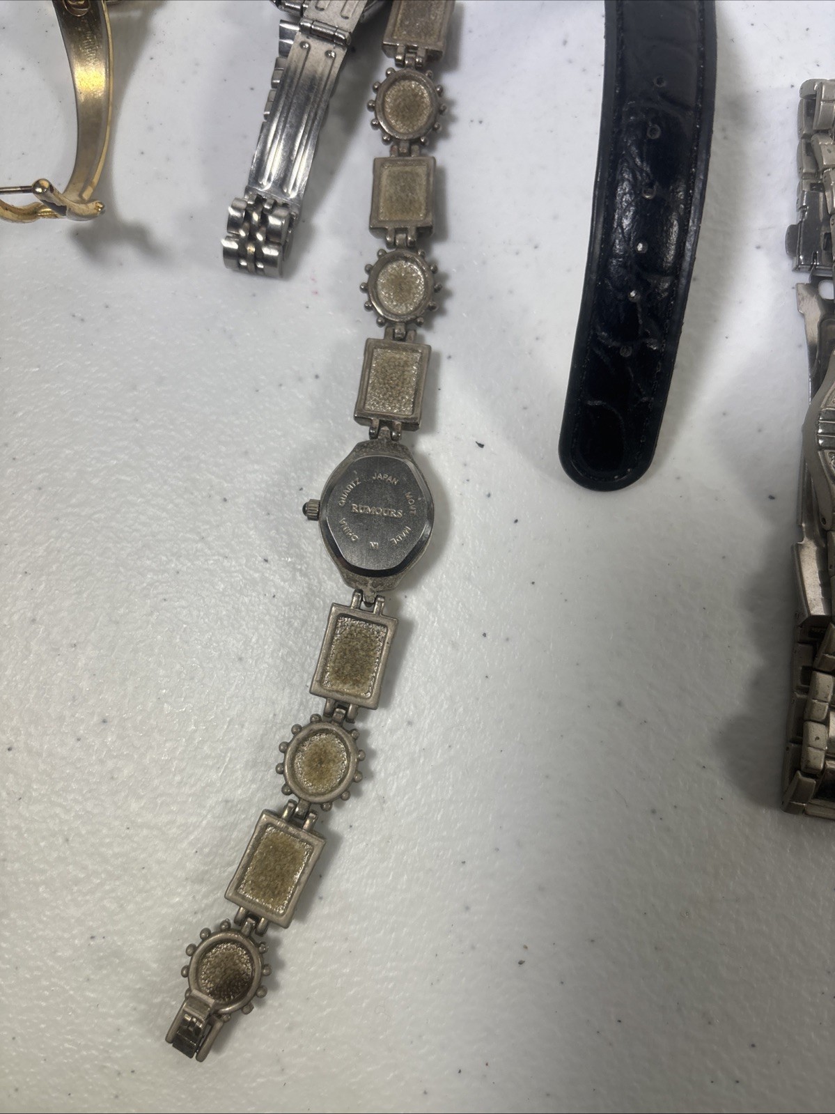Lot 20Women’s Quartz Watches Stainless Steel Untested for Parts/Repair