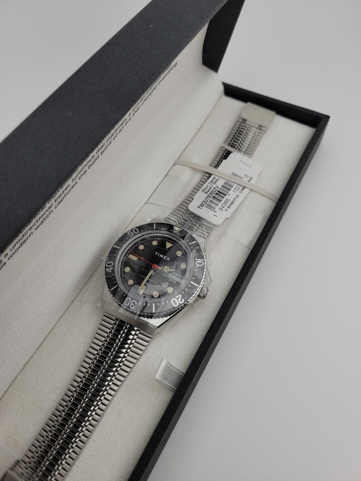 $350 MSRP | Timex M79 Men’s Automatic Stainless Steel Watch – TW2U78300ZV