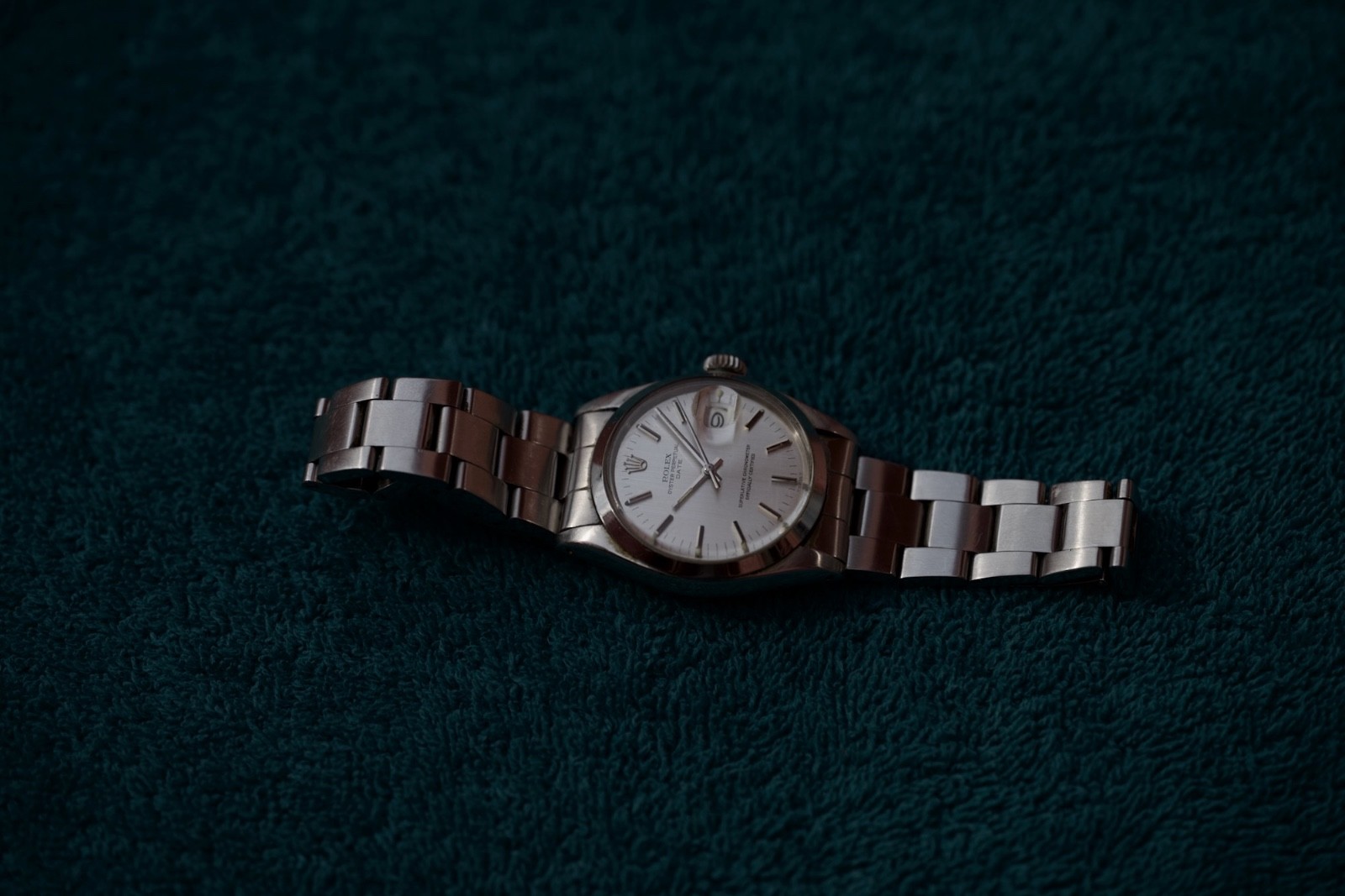 Rolex Oyster Perpetual Date Watch – 1974 ref. 1500 Stainless Steel Oyster Band