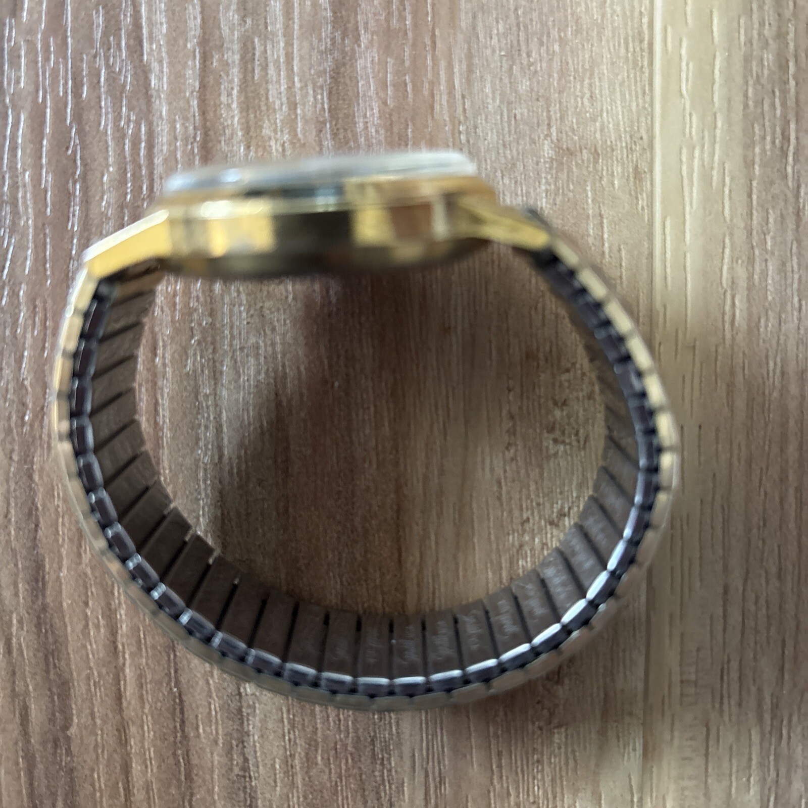 VTG Images Watches Inc. 18th Hole Golf Watch. Automatic. Black And Gold Tone Ban