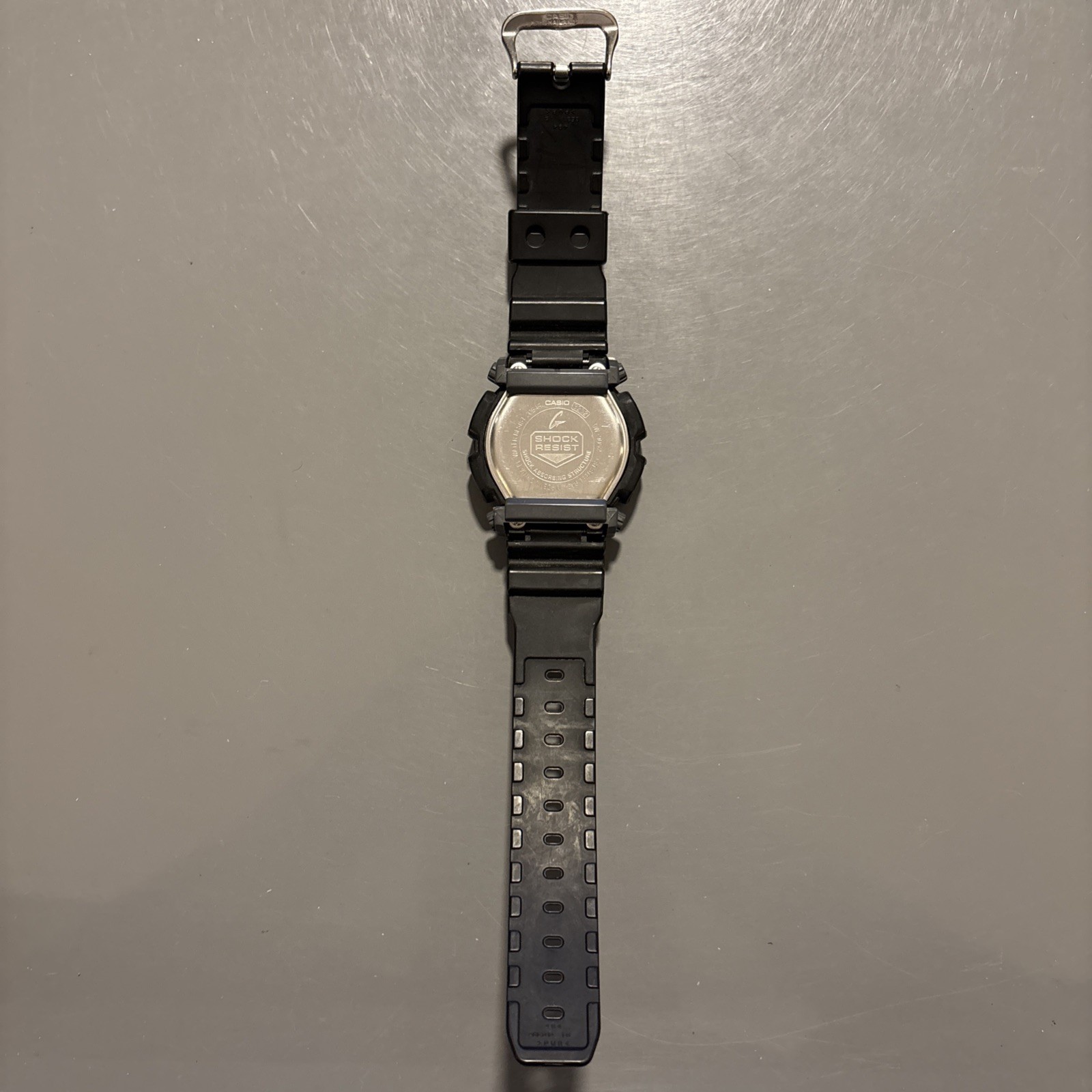 Casio G-Shock Illuminator Digital Watch DW-9052 Black Red WR 200m – Works!