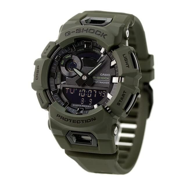 G-Shock G-Squad GBD-900 Series Dark Green Resin Watch | GBA900UU-3A