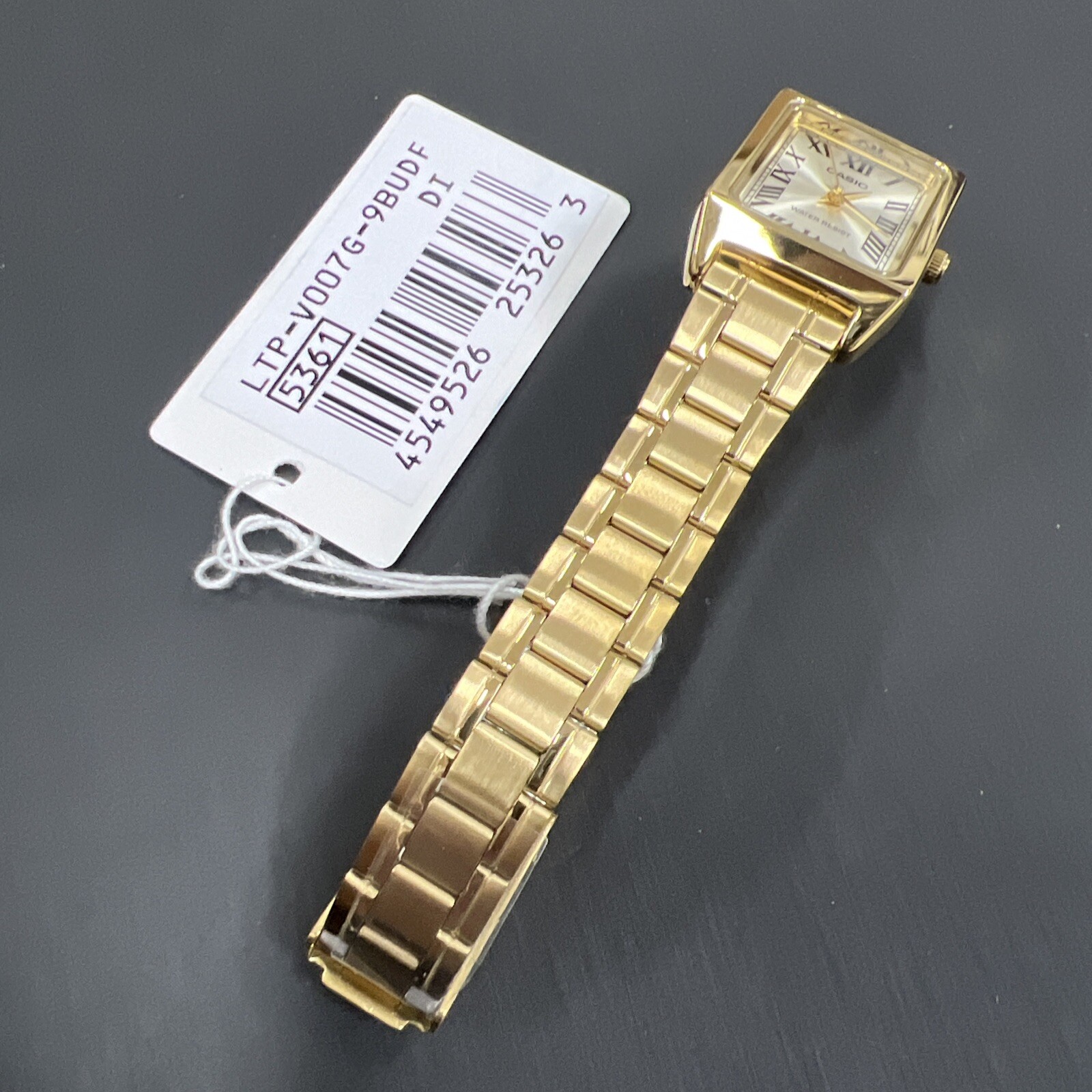 CASIO LTP-V007G-9B Stainless Steel Quartz WR Woman Metal Wrist Watch