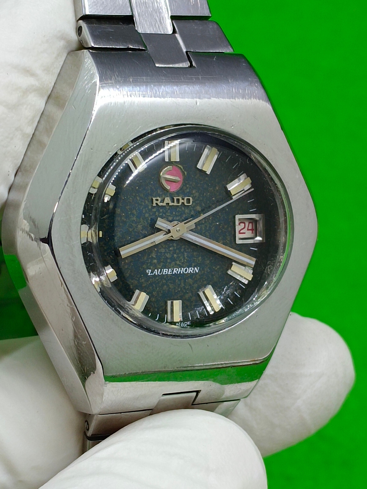 RADO LAUBERHORN watch LR 2824 Automatic 25 Jewels 633.9723.4 Date Indicator