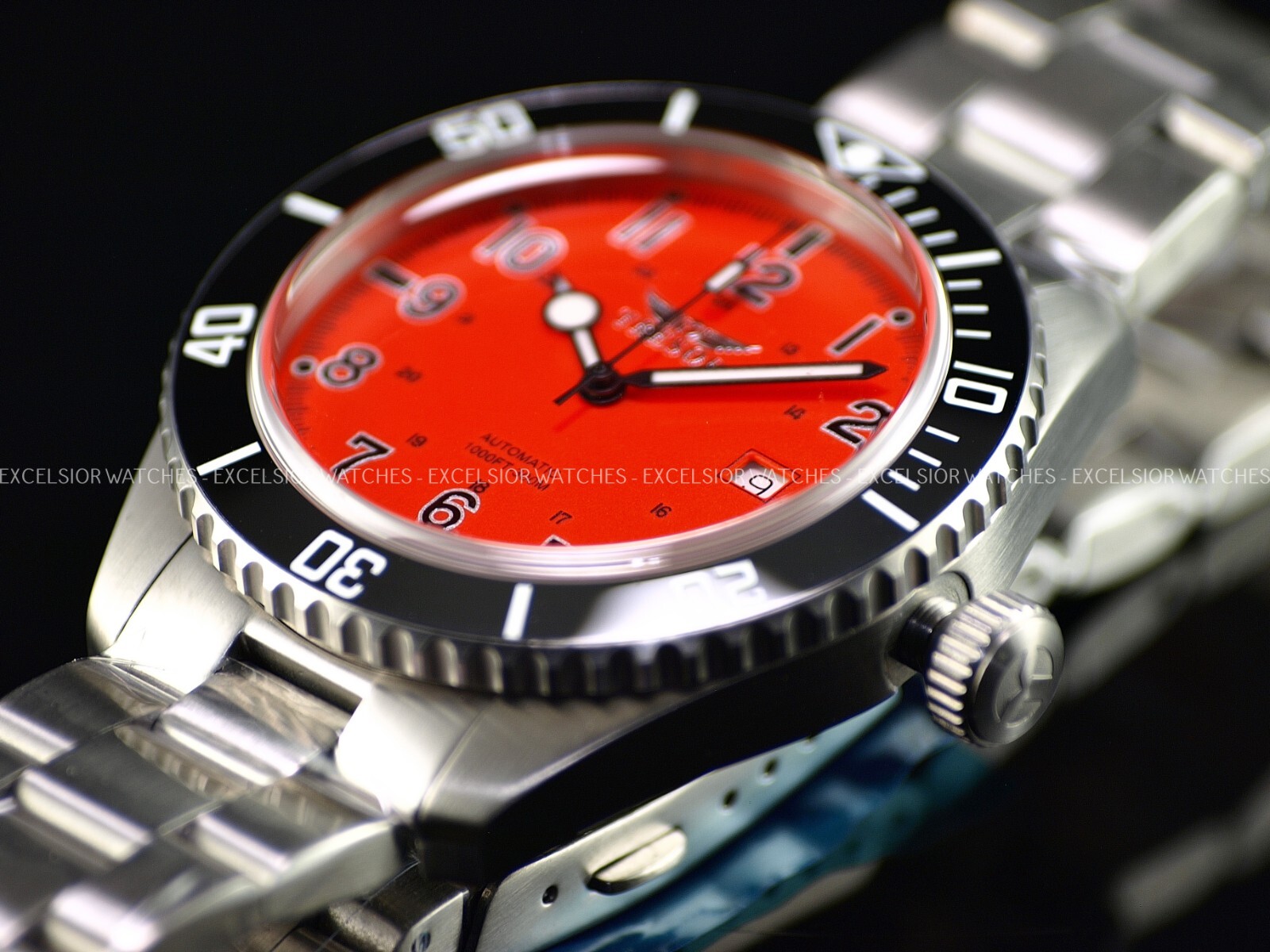 Tresod Men Ocean Master Swiss Made SW200 Automatic Lume Dial Ceramic Bezel Watch