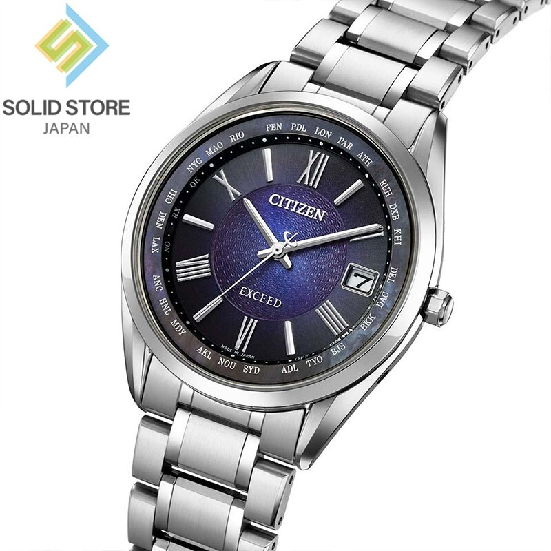 CITIZEN EXCEED CB1150-67L Titanium Eco-Drive Radio Solar Limited Watch 38.4mm