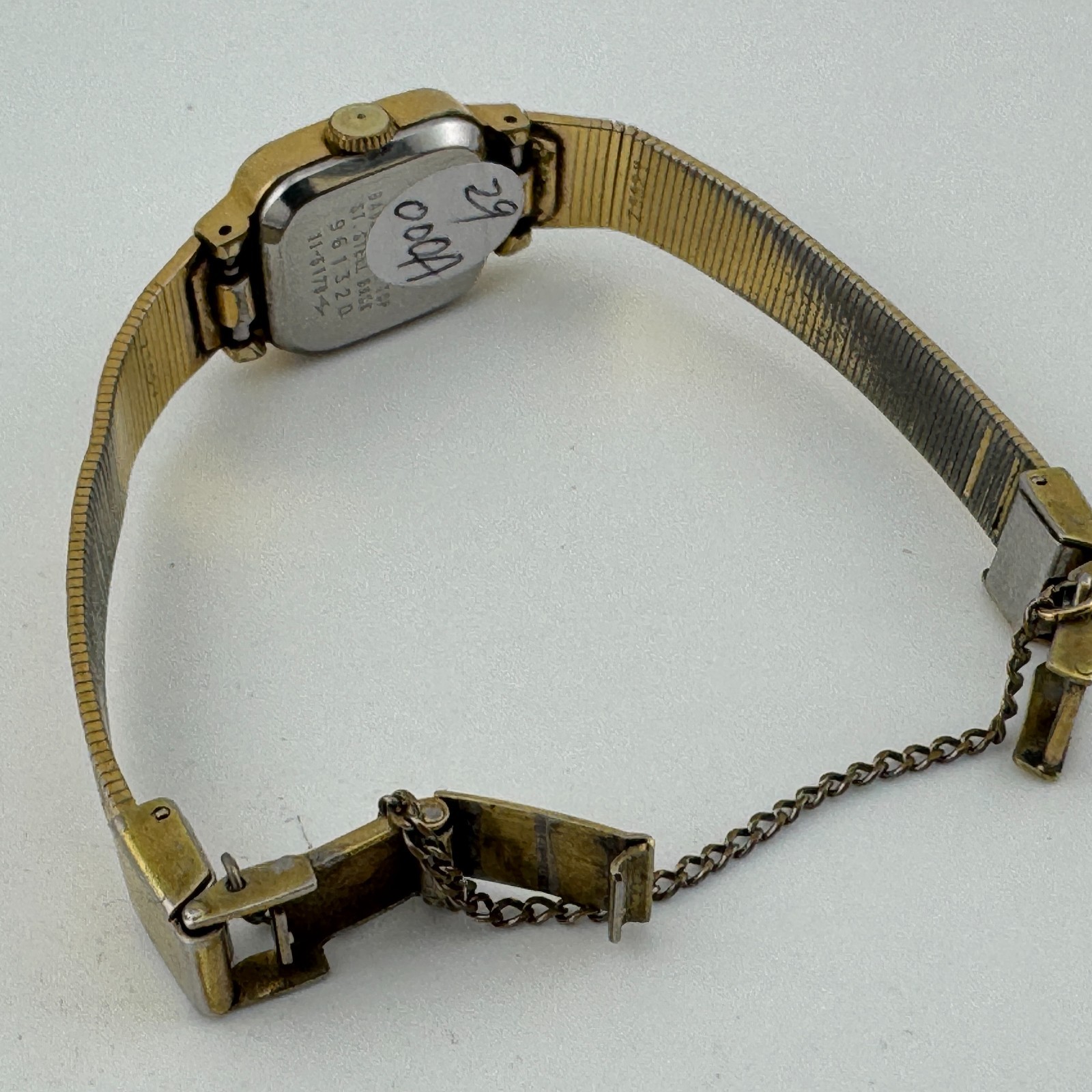 VTG Seiko Watch 11-5179 Women Hand Winding Mechanical Gold Tone Rectangle 5.75″