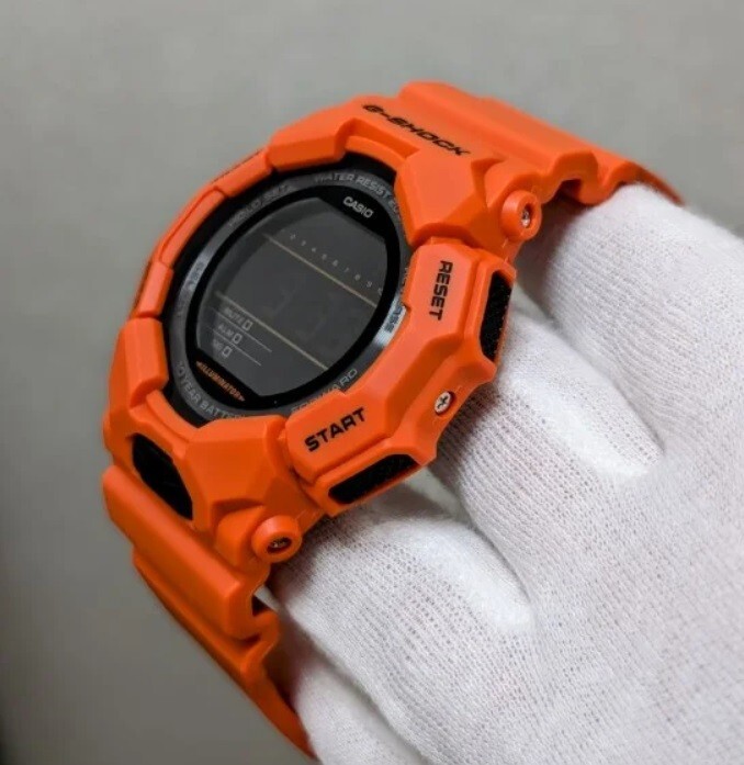 Casio G-Shock GD-010-4D Orange Large Case Long Battery Life Digital Men’s Watch