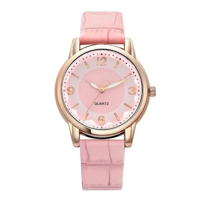 Women’s Fashion Quartz Wrist Watch PU Leather Strap Casual Analog Gift Watch