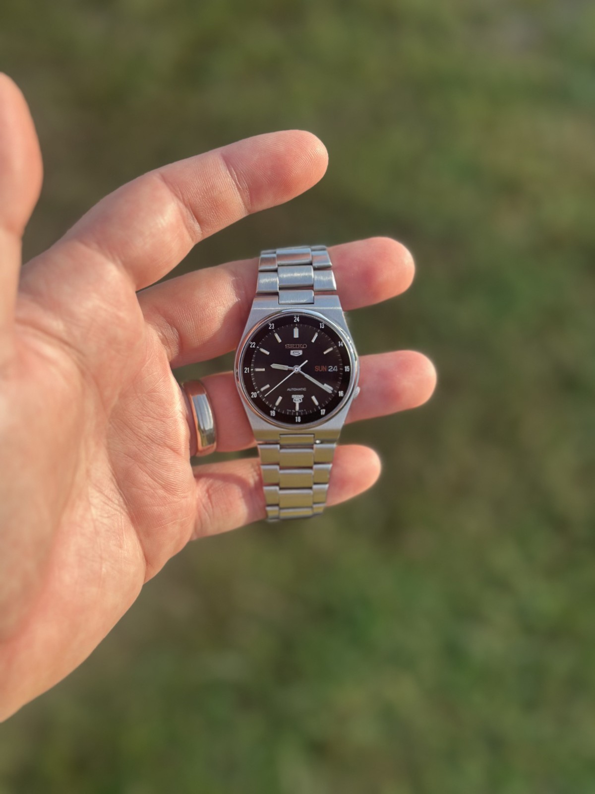 Seiko 5 7009-3160 Railway Military Automatic Watch