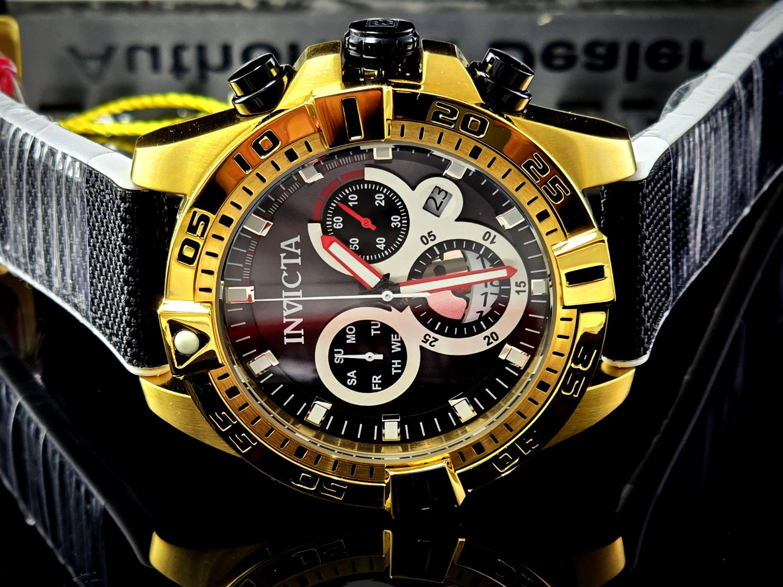 Invicta S1 Rally Accelerator Swiss Ronda Z60 Caliber Men’s Watch – 51mm, White,