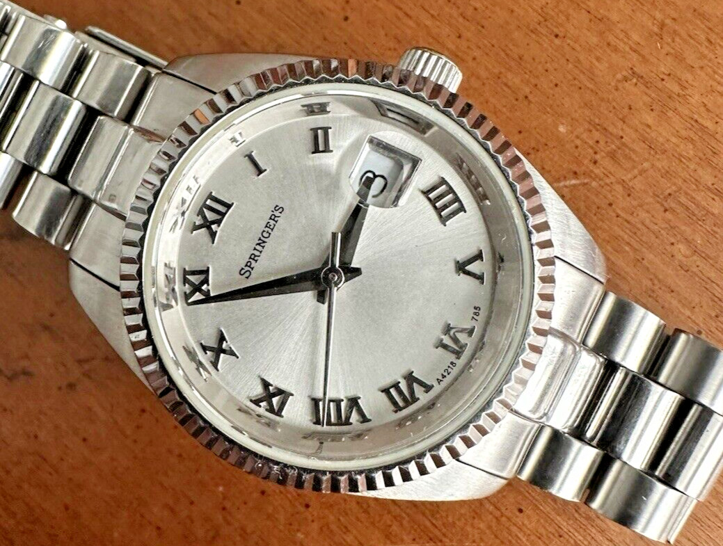 Ladies BELAIR A4215 Watch Fluted Bezel SPRINGER’S Jubilee Bracelet New Battery
