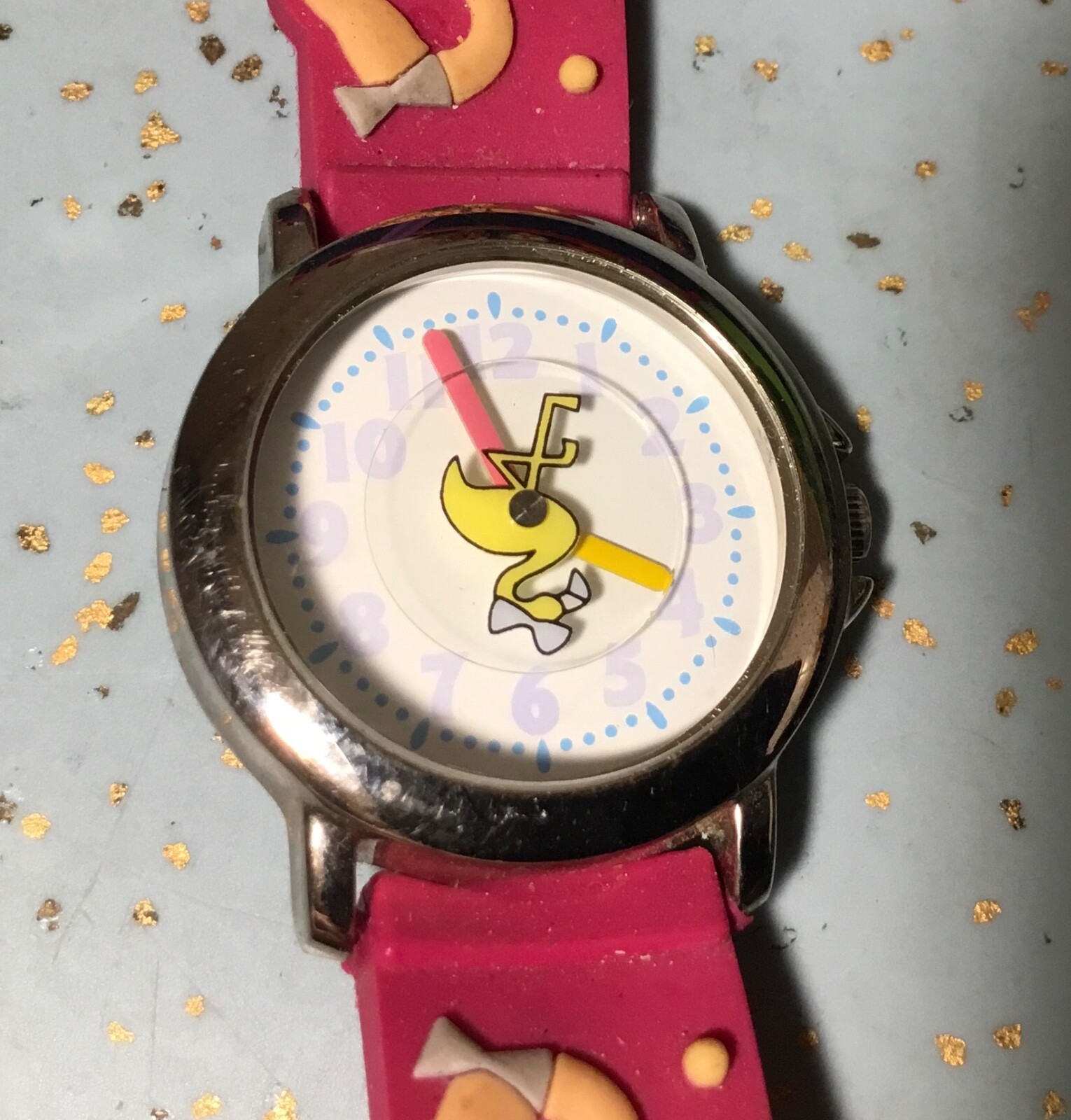 KIDS WATCH CO NAARTJIE FLAMINGO THEMED CHILDS WATCH MISSING BAND HOLDER