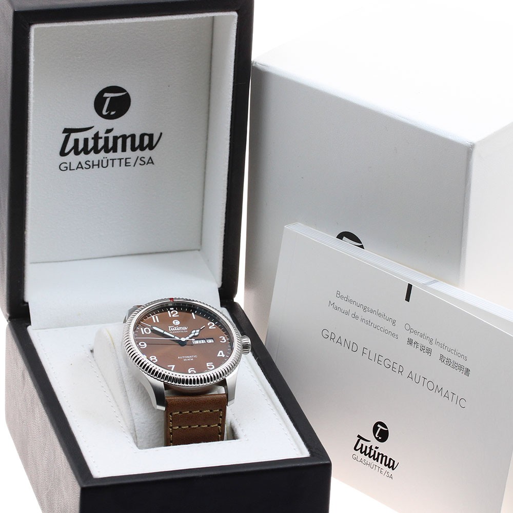 TUTIMA Grand Flieger Classic 6102-03 Brown Dial Automatic Men’s Watch_935970