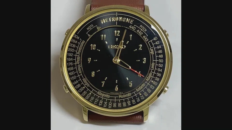SEIKO Metronome Watch Dark Brown SMW001A Standard Line With Box Japan New DHL