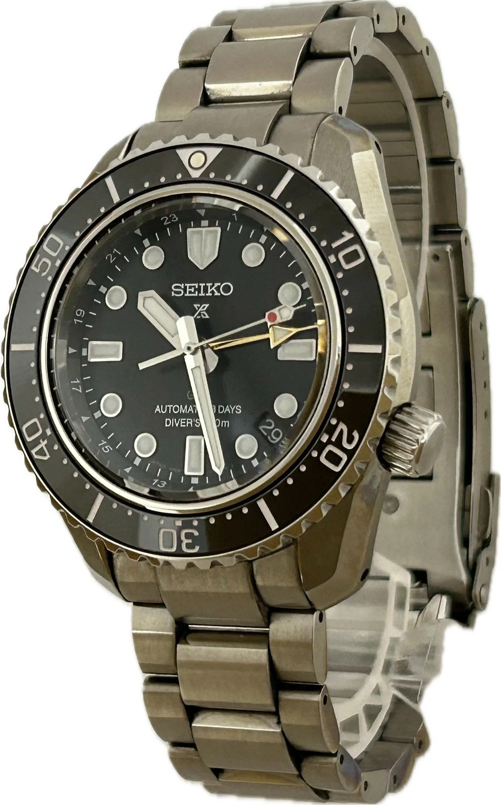 【】Seiko Prospex Diver Scuba GMT SBEJ011 6R54-00D0 Men’s Watch Automatic A5873