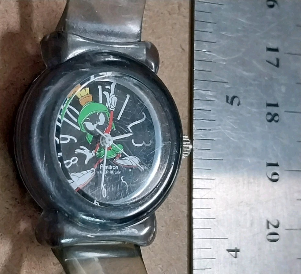 Vintage Armitron Marvin the Martian Warner Bros Quartz Watch Looney Tunes New 🔋