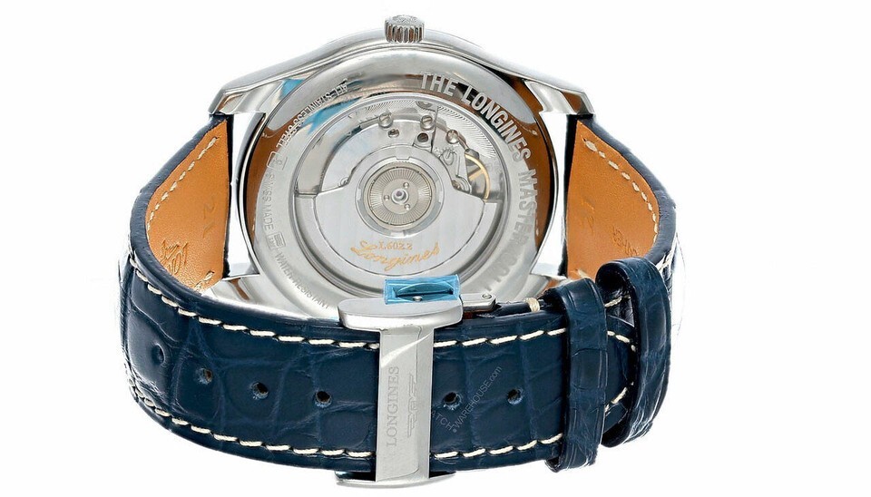 LONGINES Master Collection 40MM AUTO BLU Dial LTHR Men’s Watch L2.908.4.92.0