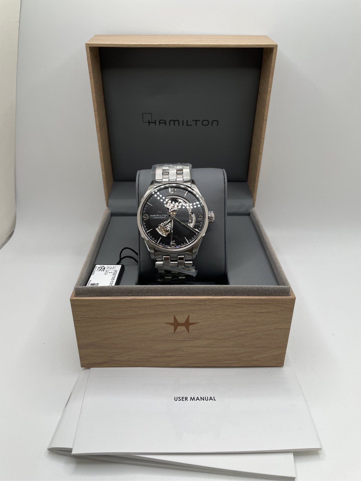 Hamilton Jazzmaster Open Heart Automatic Men’s Watch, 42mm Stainless Steel Cas 1
