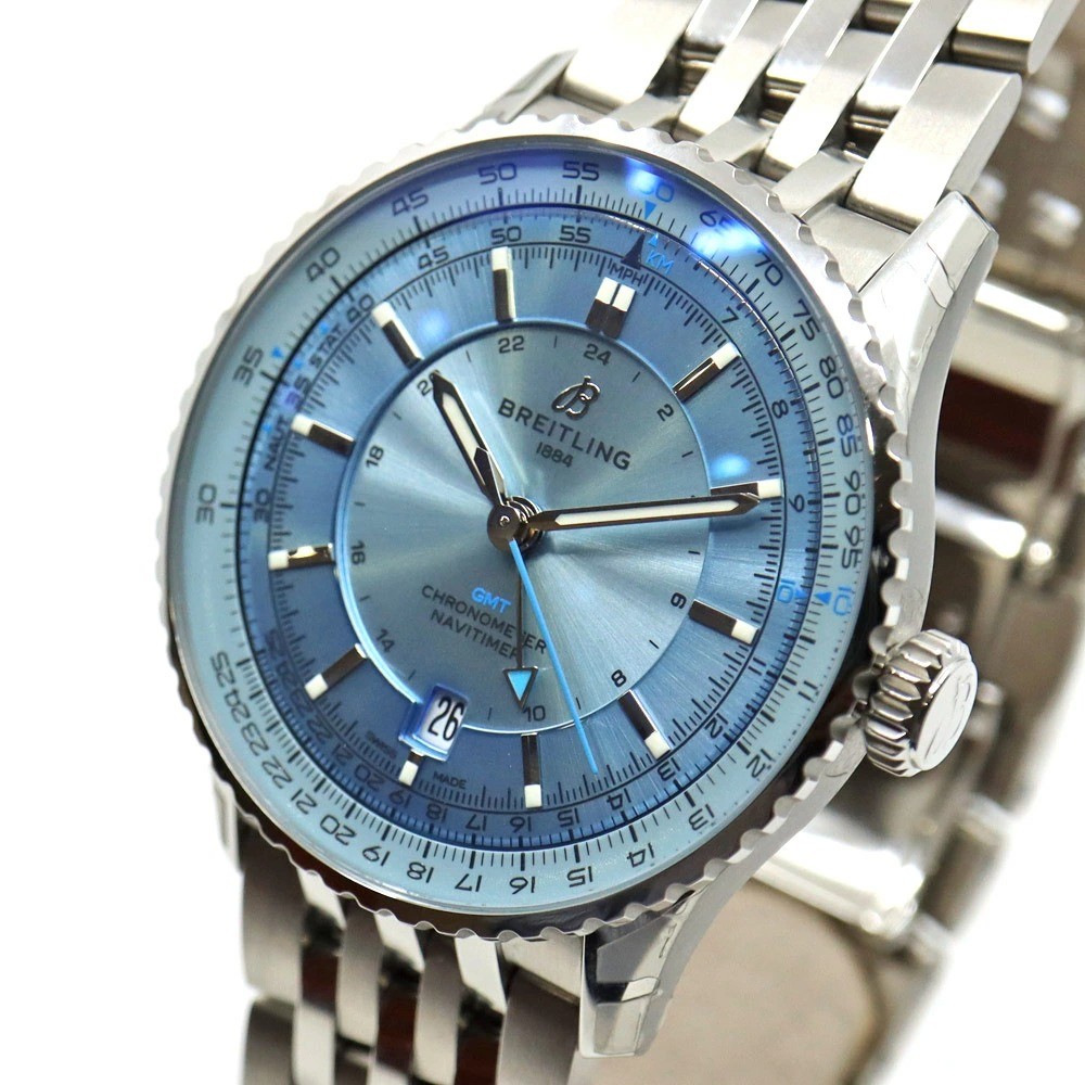 Breitling Navitimer Automatic GMT41 A32310171C1A1 41.0mm Ice Blue Men’s Watches