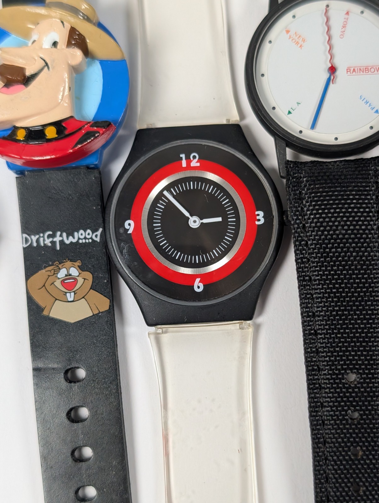 Lot Of 6 UNTESTED AS-IS Novelty Watch Quartz NOS 80s 90s Vtg