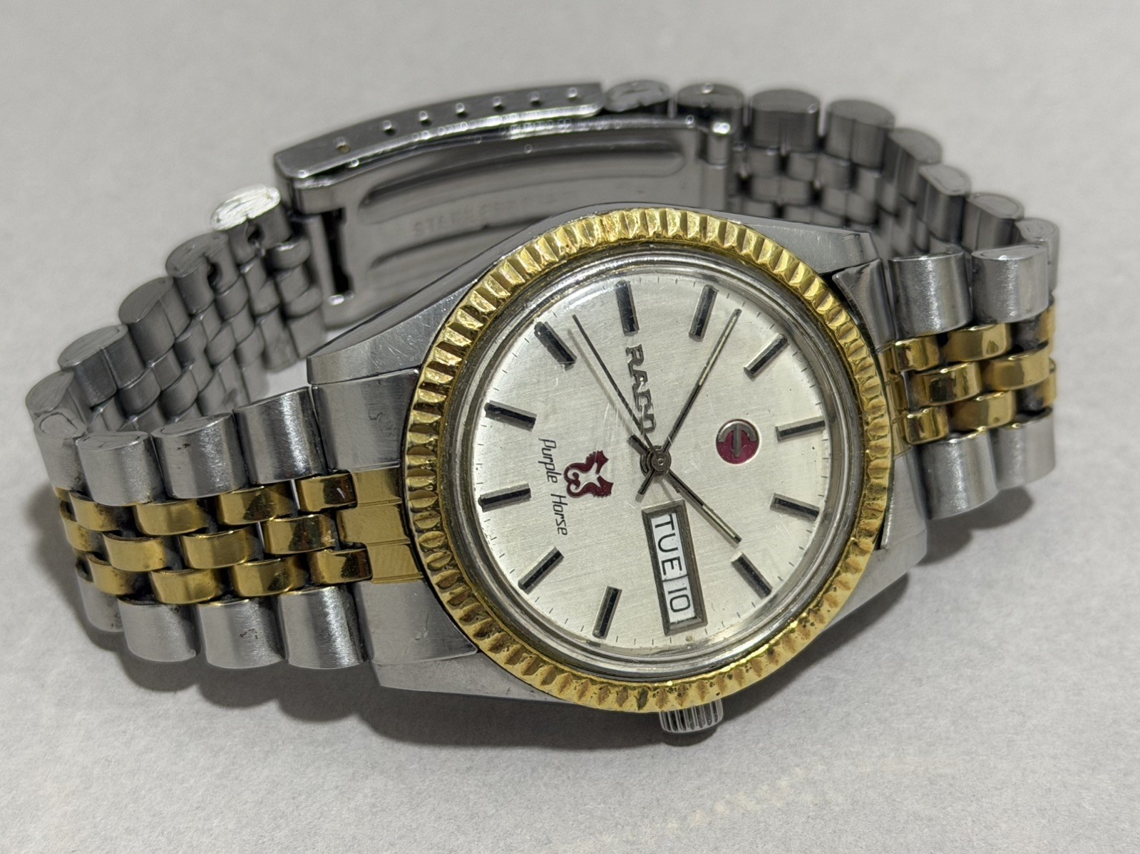 Vintage Rado purple horse Automatic Watch with Rare dial watch Working Order