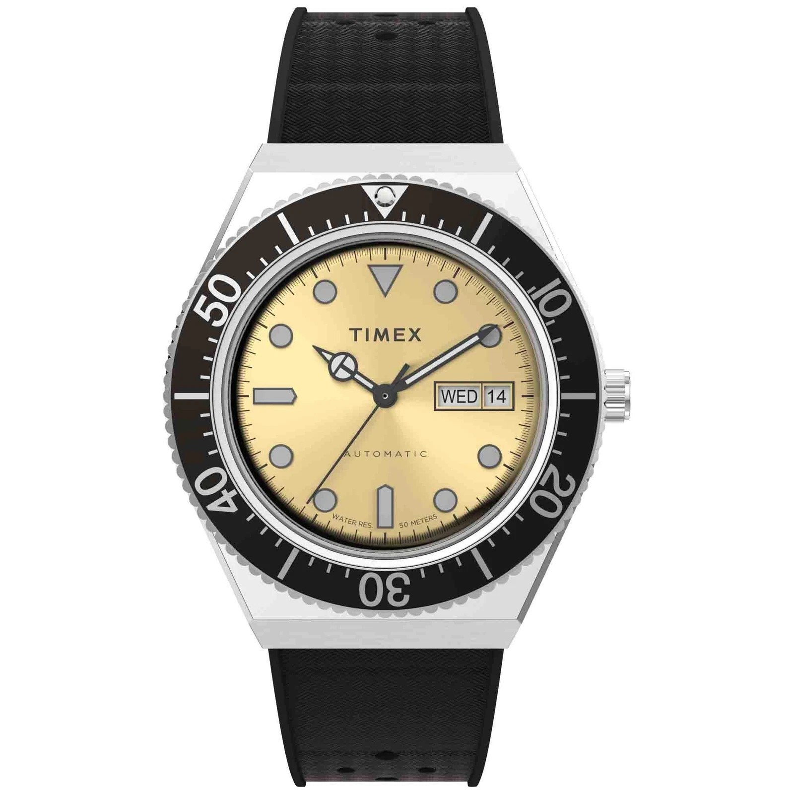 New Timex M79 Automatic Champagne Dial Men’s Watch TW2W47600
