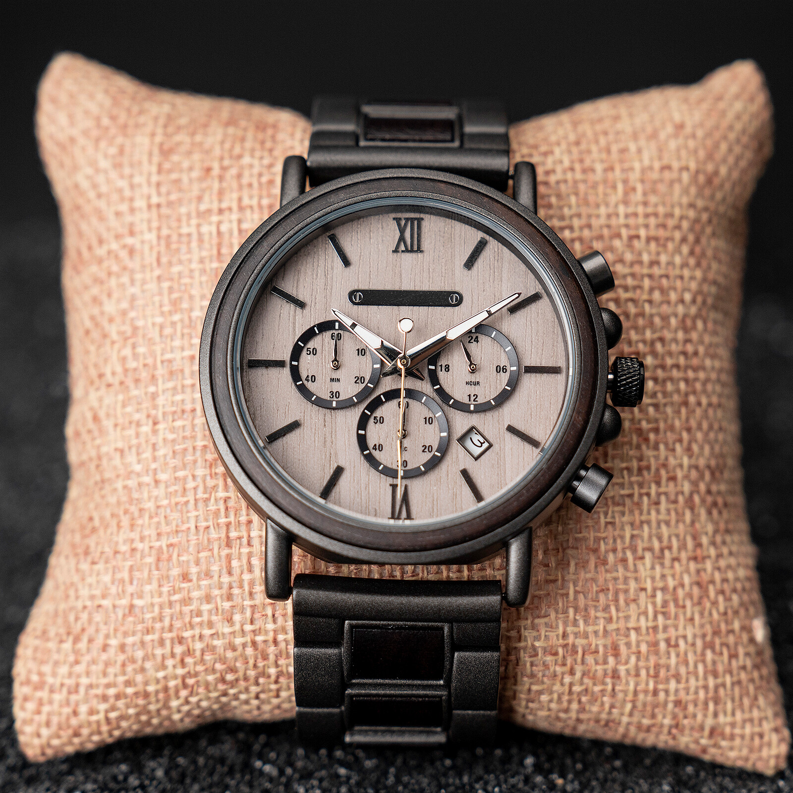 Men’s Wood Watch Handmade Wooden Watch Anniversary Gift for Him