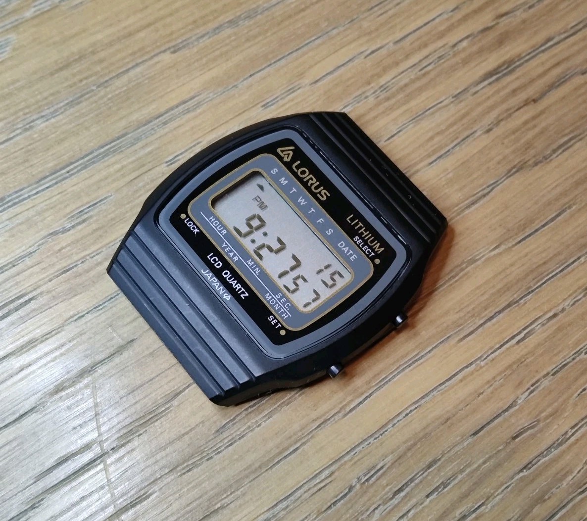 Vintage Watch Lorus Lithium W401-4010 Nos