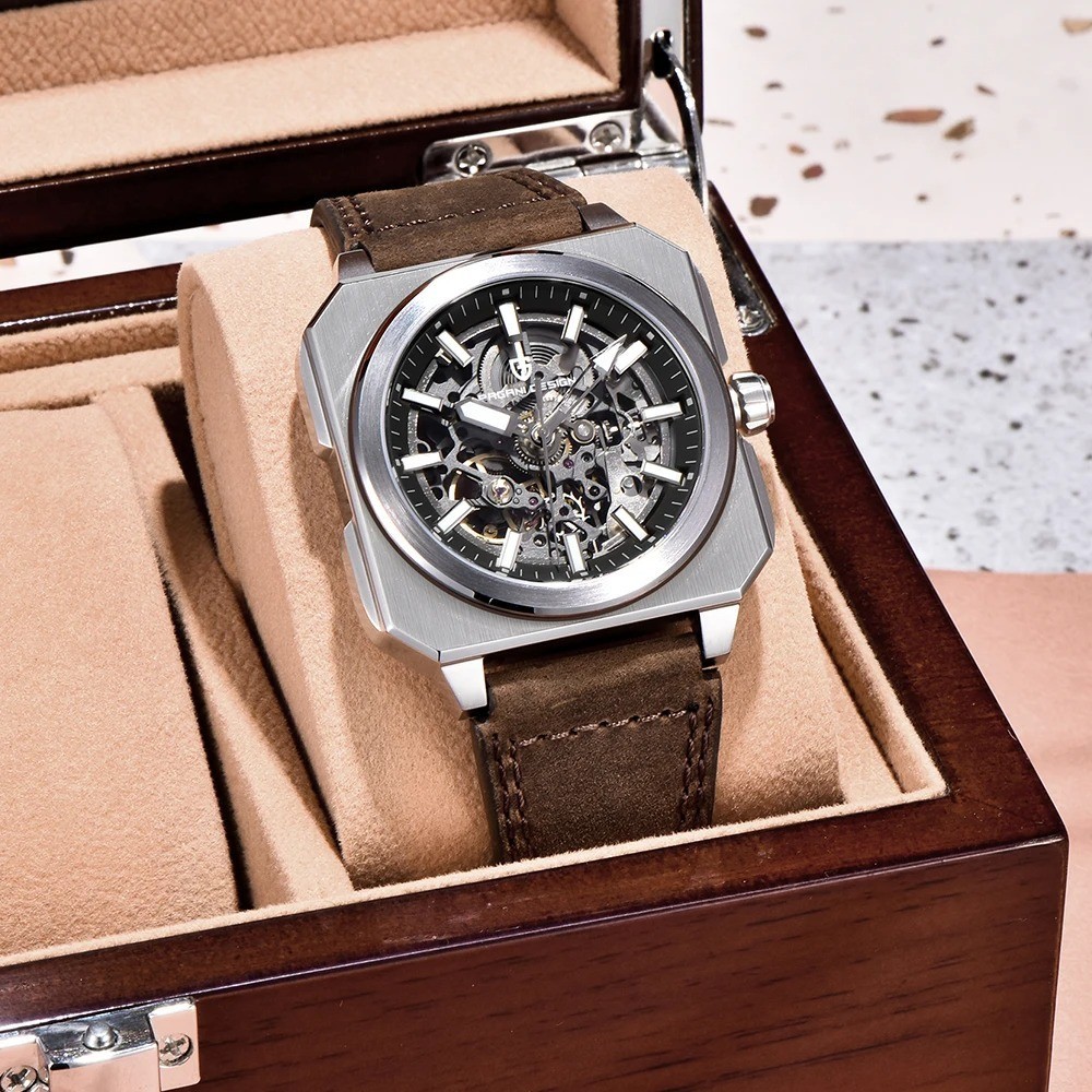 PAGANI DESIGN PD-1791 2025 Square Waterproof Tourbillon Men’s Automatic Watch