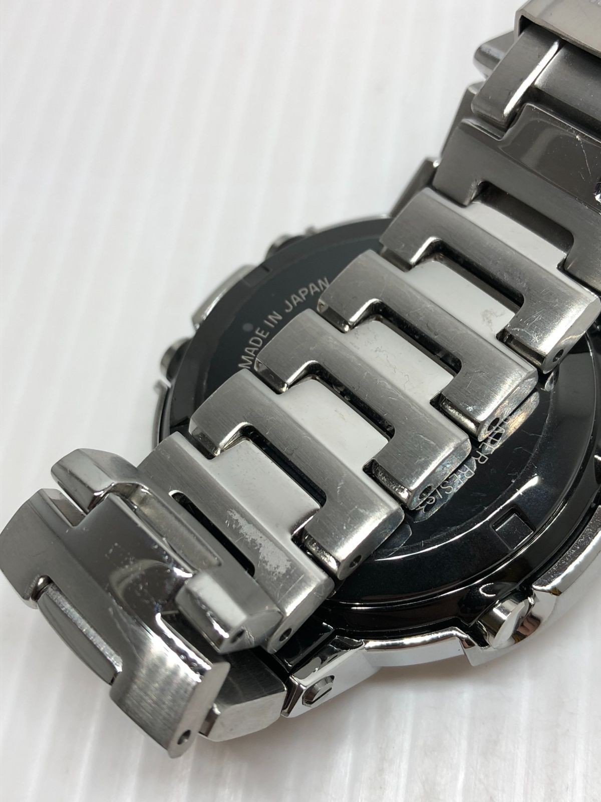 CASIO G-SHOCK AWM-500D-1A8JF Silver Digital Analog Watch Used Japan