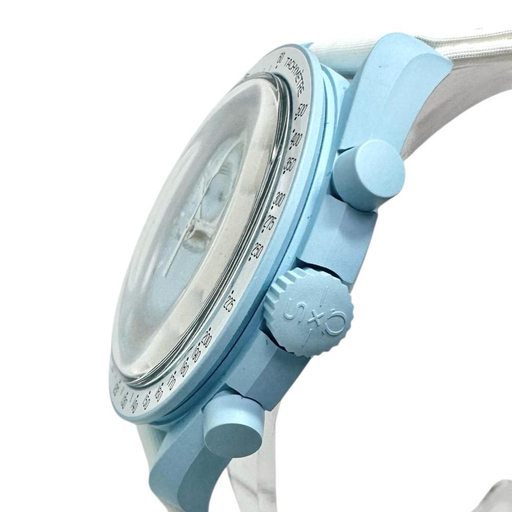 Swatch Mission to Uranus SO33L100 Unused Omega Collaboration Watch Men’s Japan