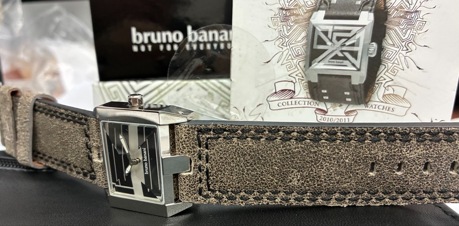 Bruno Banani Unisex Watch Cut Glass BR25889 XILION Stainless Steel Designer