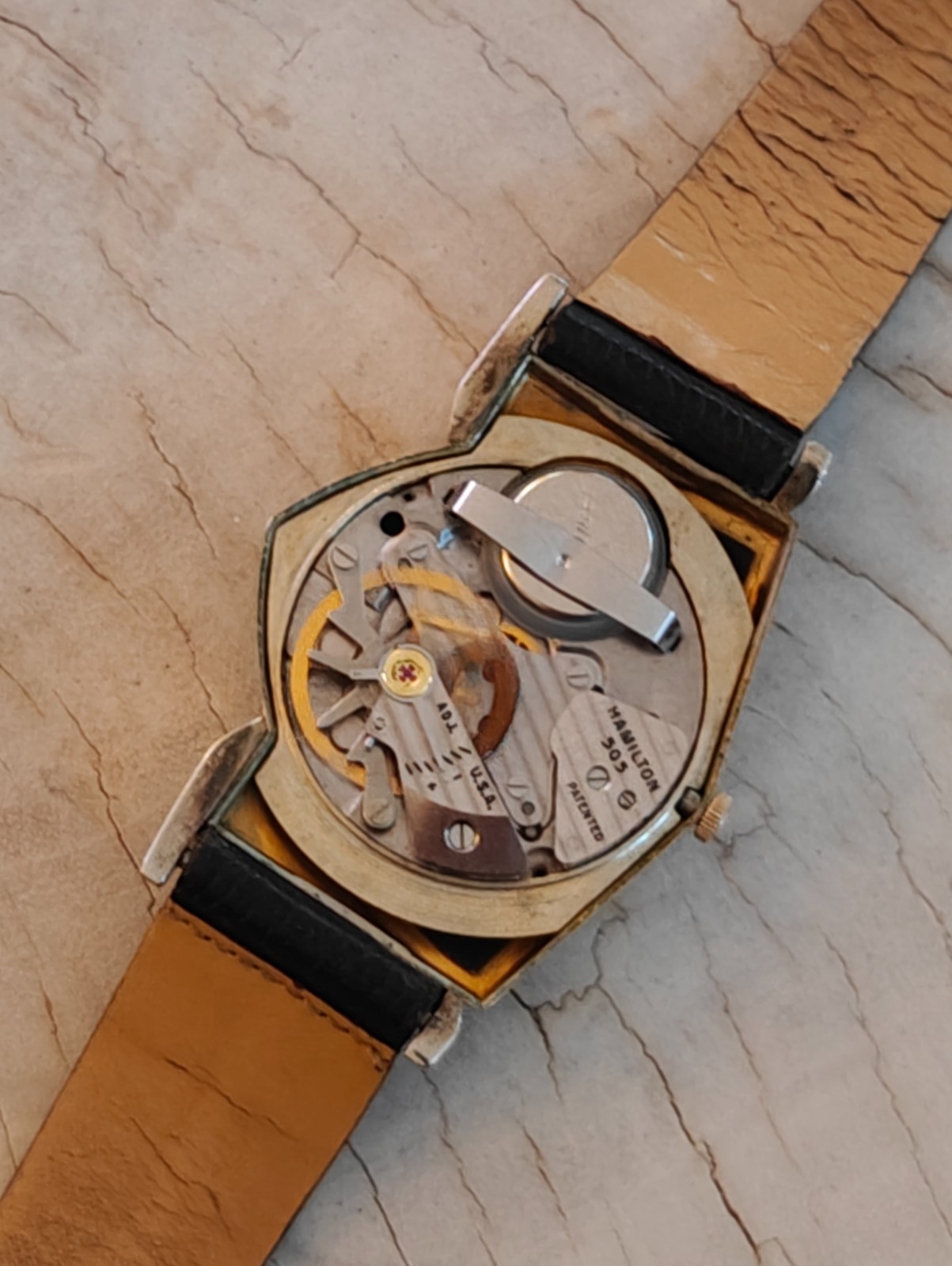 Circa 1957 Hamilton “PACER” 505 Electric Rare Crosshair dial keeps great time!