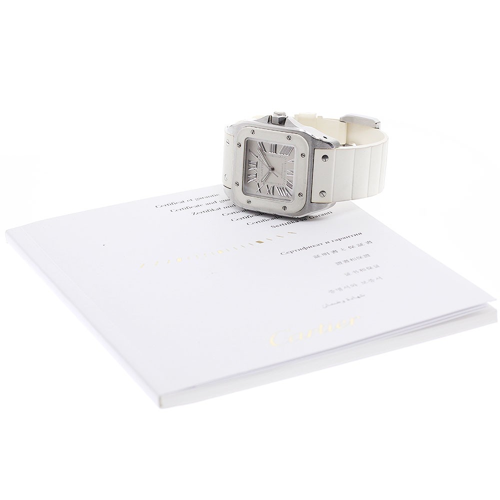 CARTIER Santos 100MM W20122U2 white Dial Automatic Boy’s Watch_962262