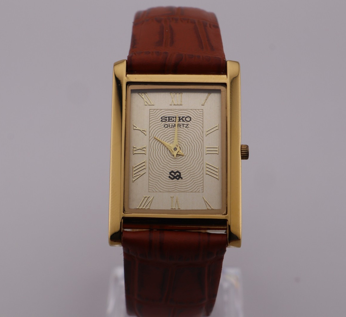 Vintage Seiko Slim Quartz Men’s Wrist Watch – Comes With New Battery, New Band