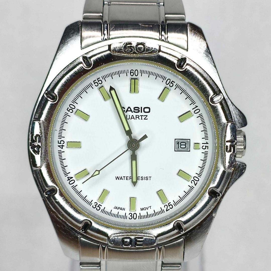 CASIO MTP-1244 White Dial Watch From Japan