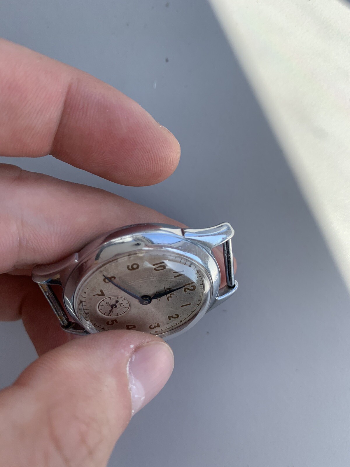 Vintage Pobeda “Neva” 1 Mchz Kirova Watch Ussr Serviced ZIM 15 Jewels Rare