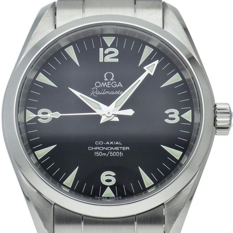 OMEGA Seamaster Railmaster Co-Axial 39.2mm 2503.52 Stainless Steel mensWatch…
