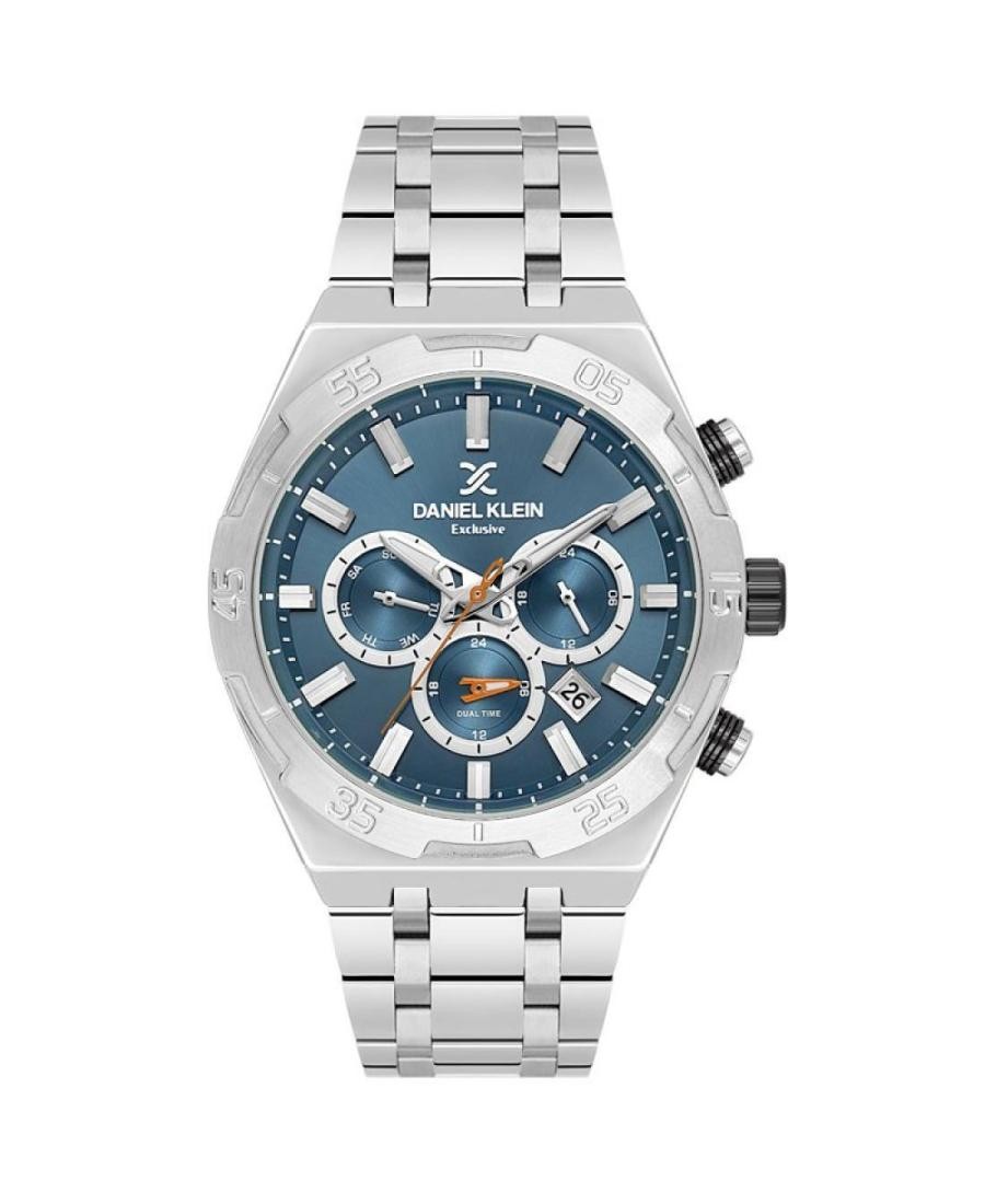 DANIEL KLEIN Men Analog Quartz Casual Watch Classic Dress Blue Dial Waterproof R
