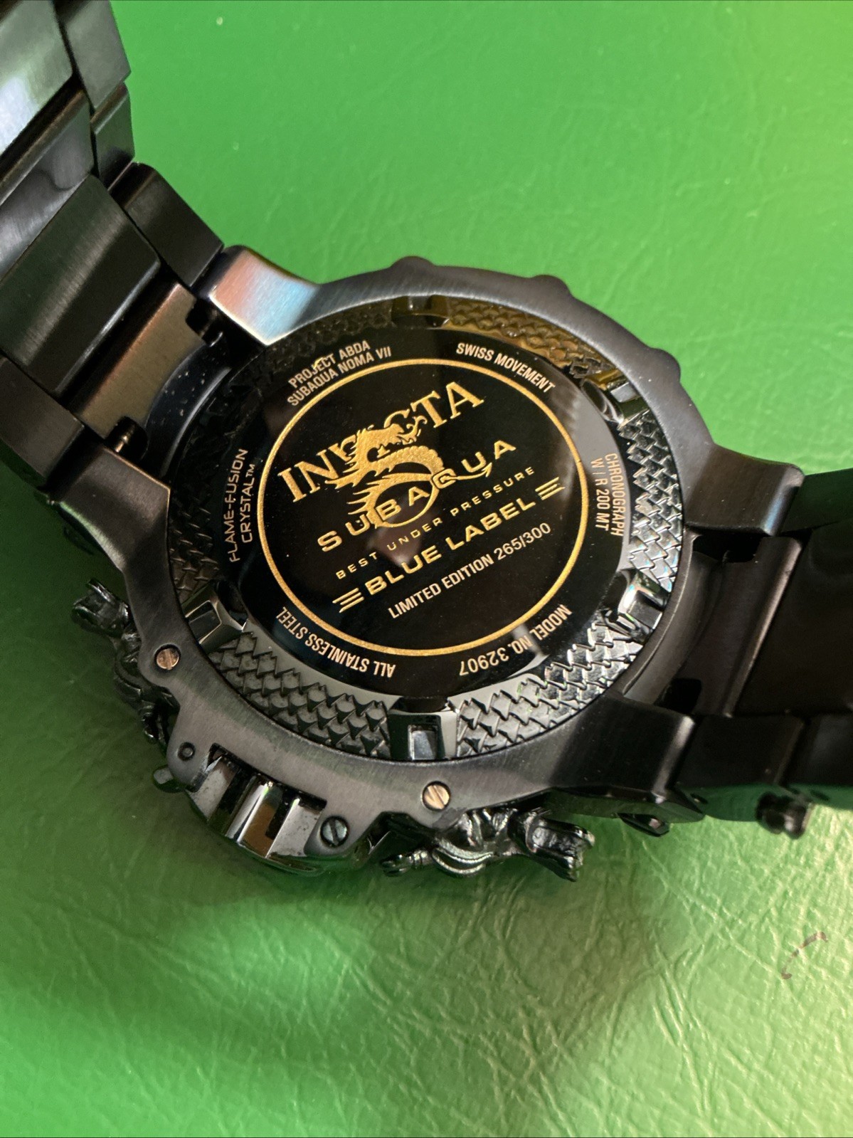 Invicta 52MM Subaqua Noma VII Blue Label Men’s Chronograph LTD ED #265/300 !
