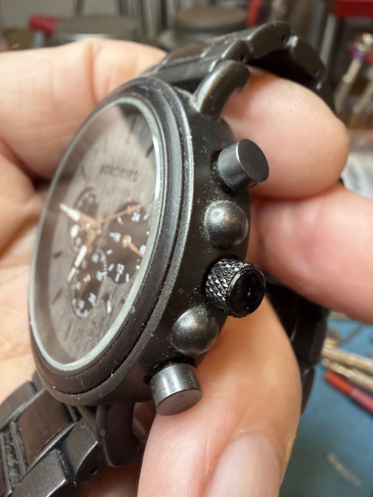 Bobobird Man’s Chronograph Quartz Watch 44 Mm
