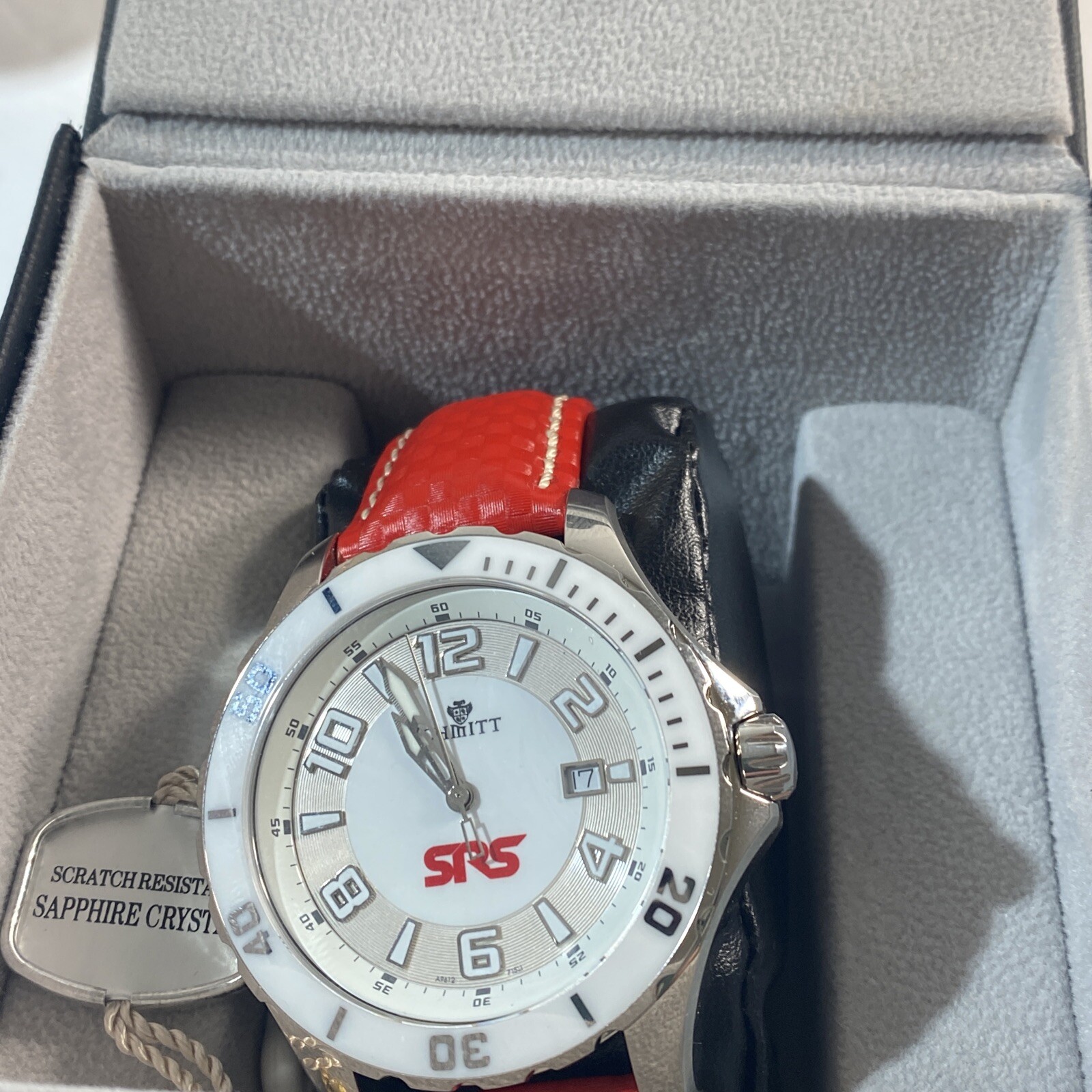 Schmitt mens watch Sapphire Crystal 20ATM 200 Meter Water Resistant New