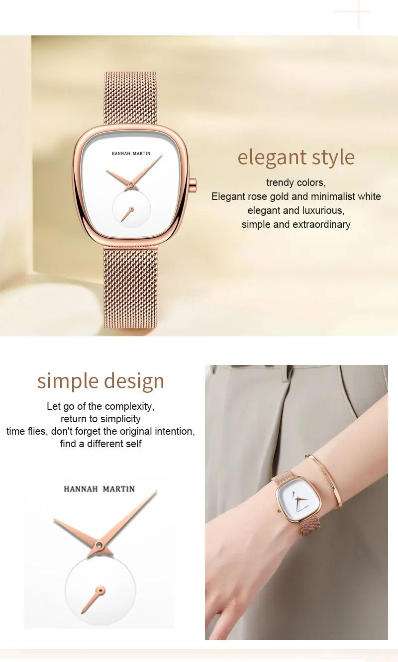 Girls Women Watch Quartz Ladies Waterproof Japan Movement Analogue Wristwatch