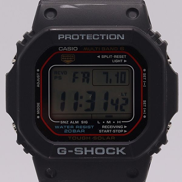 Excellent condition working Casio G SHOCK GW M5610U 1JF radio solar digital dial