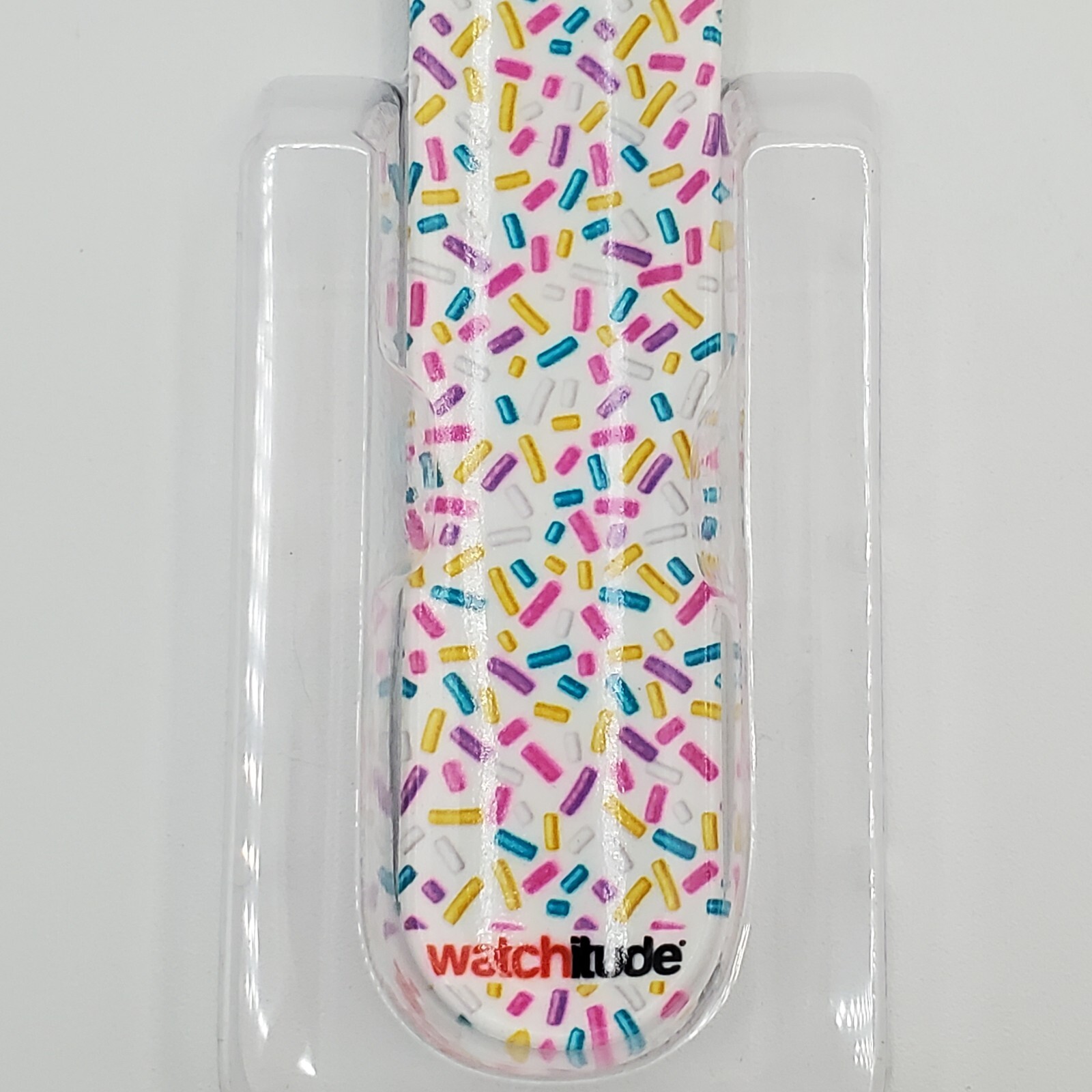 Watchitude Sprinkles Adult Watch 450 White Slap Band Limited Edition New READ