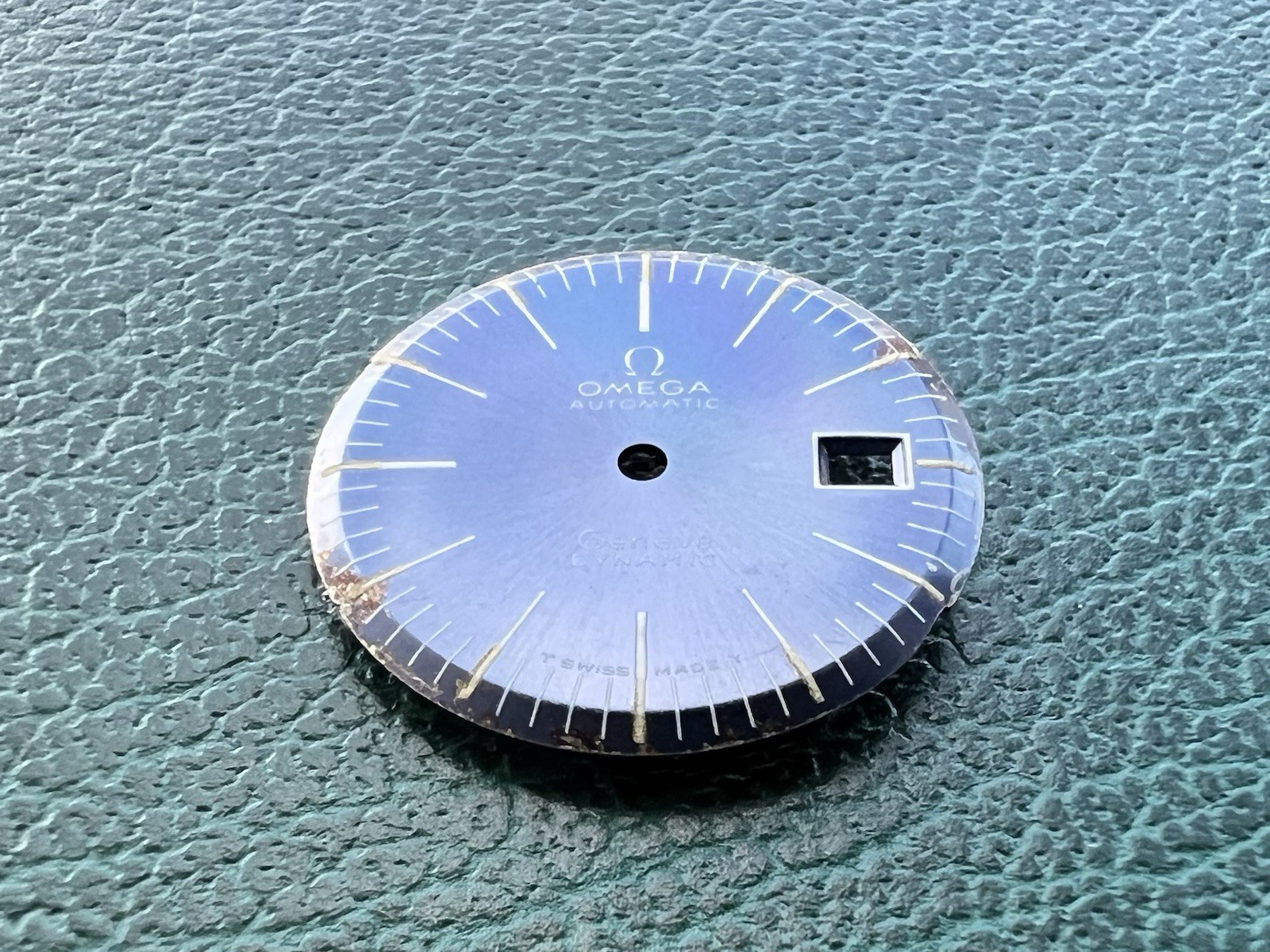 Authentic Omega Genève Dynamic Automatic Ladies 20.5mm Blue DIAL – OC#1304
