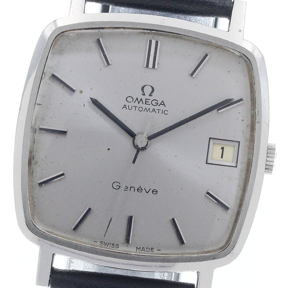 OMEGA Geneve ST 162.0060 Date Cal.1012 Silver Dial Automatic Men’s Watch_950418