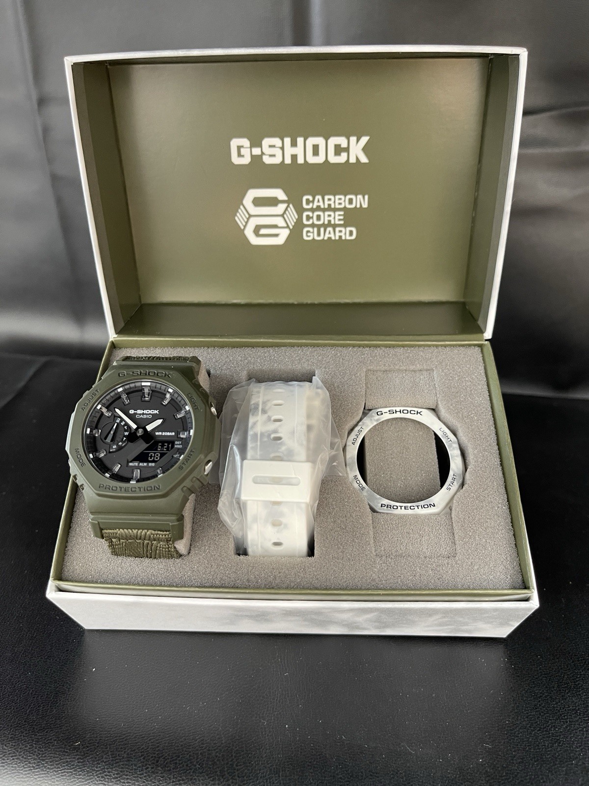 Casio G-SHOCK GAE-2100GC-7A Analog-Digital Quartz 200m 45mm Set Box/Papers